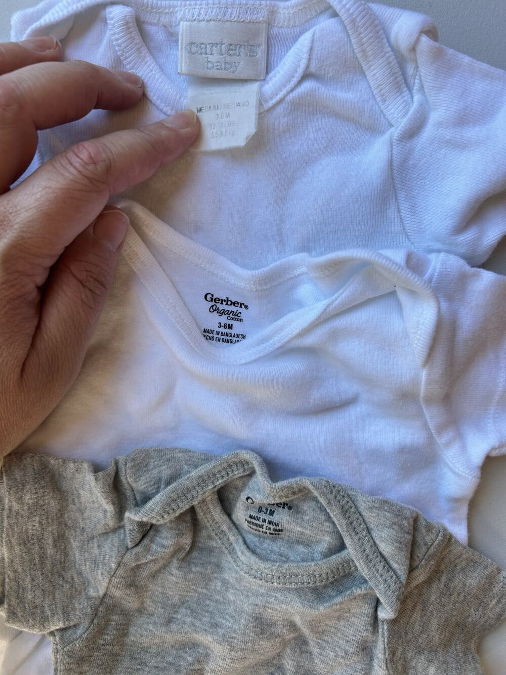 Lot of 8 Baby & Toddler Onesies & Tees - Carter's Gerber - Mix Sizes